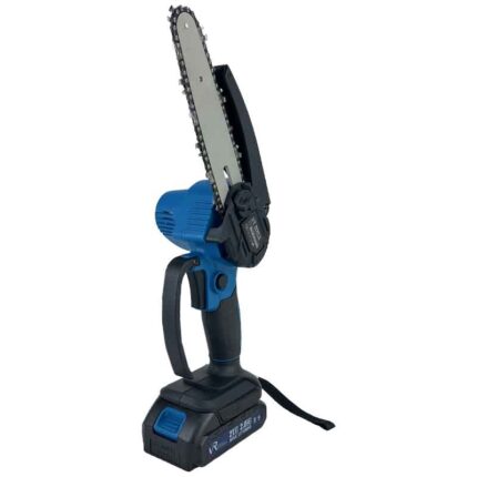 اره زنجیری شارژی ویوارکس مدل VR2105P-CS با تیغه ۱۵ سانتی، مناسب هرس شاخه و برش چوب در باغ و کارگاه