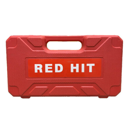 تفنگ میخکوب ردهیت RED HIT با میخ چاشنی ۳/۷ — تفنگ میخکوب دستی تمام‌فلزی ساخت تایوان، مناسب نصب در بتن و سطوح سخت