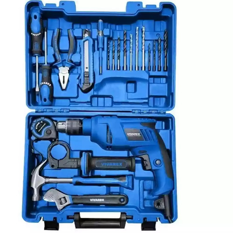 دریل چکشی 13 میلی متری 650 وات ویوارکس مدل VR-6520 مجموعه 20 عددی