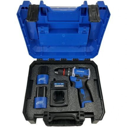 دریل شارژی VR1608 ویوارکس — موتور براشلس، دو باتری 16.8 ولت، کلاچ ۲۵ حالته