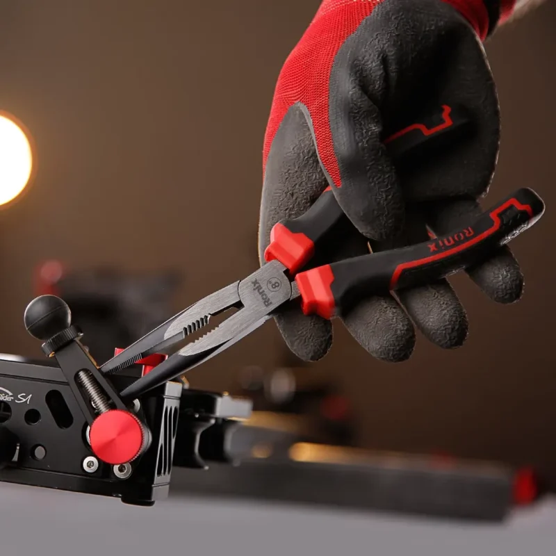 دم باریک رونیکس مدل RH-1366 سایز ۶ اینچ با فک دقیق و دسته ضدلغزش