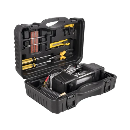 کمپرسور فندکی دو سیلندر ویوارکس مدل VR1207-ACT با فشارسنج و کیف BMC