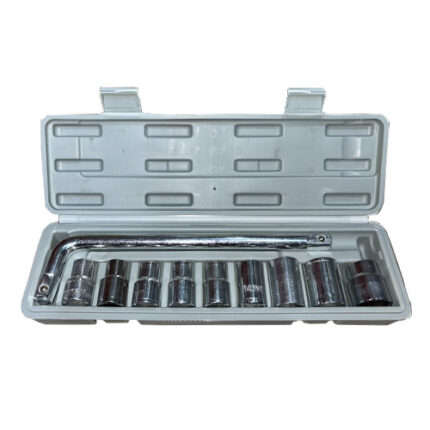 آچار و سری بکس لیوبی مدل MK-52 سایز 1/2 اینچ مجموعه 10 عددی با دسته بکس L