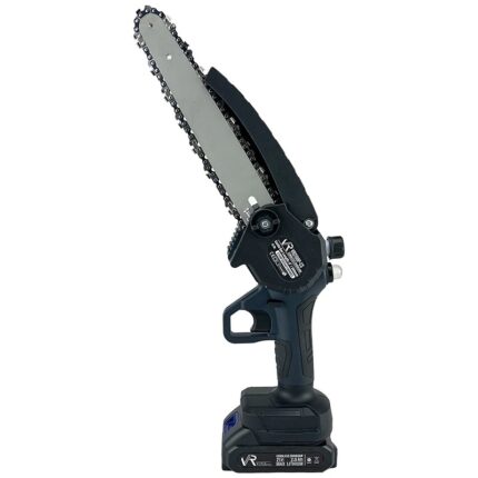 اره زنجیری شارژی ویوارکس مدل VR2108P-CS-B NEW مناسب هرس سرشاخه‌ها با موتور براشلس و تیغه ۲۰ سانتی‌متری