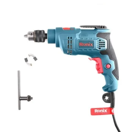 تصویر دریل چکشی رونیکس مدل 2121 آچاری؛ مناسب سوراخ‌کاری چوب، فلز و بتن سبک