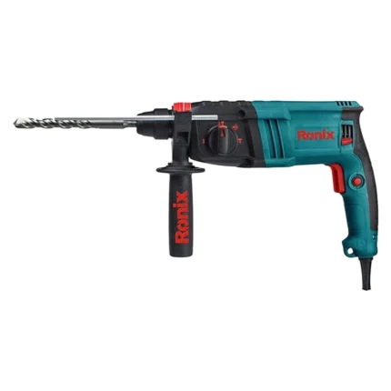 دریل بتن کن رونیکس مدل 2724 ظرفیت ۳ کیلوگرم چهار شیار مناسب سوراخ‌کاری بتن و نصب‌های کارگاهی