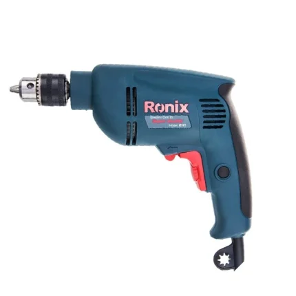دریل برقی رونیکس مدل 2111 آچاری ۱۰ میلی‌متری ۴۸۰ وات مناسب سوراخ‌کاری چوب و فلز
