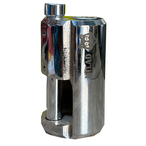 قفل کتابی گیلاسی میلاد مدل فولادی مناسب کرکره مغازه و درب فلزی