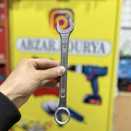 مجموعه 12 عددی آچار یکسر تخت و رینگ دیاموند کد 012 با کاور آویزی نظم‌دهنده